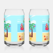 Strandkerstscène Blikvorm Glas (Rechts)