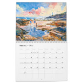 Strandkindertijd – Aquarelherinneringen aan de kus Kalender (Feb 2027)
