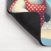 Strandkippen die badpakken dragen muismat (Hoek)