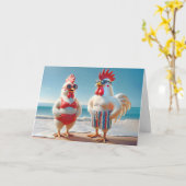 Strandkippen voor de verjaardag kaart (Gele Bloem)