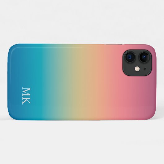 Strandkleurverloop Case-Mate iPhone Case (Achterkant (horizontaal))