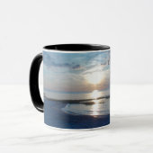 Strandkoffiekop met Inspirerende Spreuk Mok (Voorkant links)
