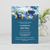 Strandkoraalrif vissen onder het zee scuba kaart (Staand voorkant)