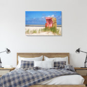 Strandkorb 337 canvas afdruk (Insitu (Slaapkamer))