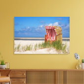 Strandkorb 337 canvas afdruk (Insitu (Woonkamer))