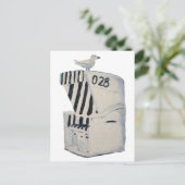 Strandkorb Briefkaart (Staand voorkant)