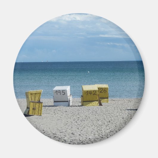 Strandkörbe Magneet (Voorkant)