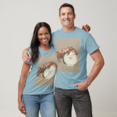 Strandkrab en zanddollar t-shirt (Unisex)