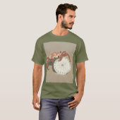 Strandkrab en zanddollar t-shirt (Voorkant volledig)