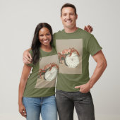 Strandkrab en zanddollar t-shirt (Unisex)