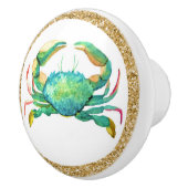 Strandkrab ladeknoppen keramische knop (Rechts)