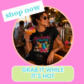 Strandkreet met fruitcocktails Tri-Blend shirt