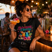 Strandkreet met fruitcocktails Tri-Blend shirt