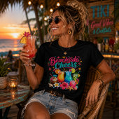 Strandkreet met fruitcocktails Tri-Blend shirt