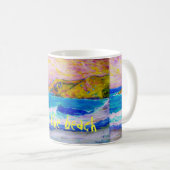 strandkunst koffiemok (Voorkant rechts)