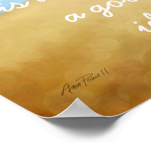 strandkunst poster citaattekst (Hoek)