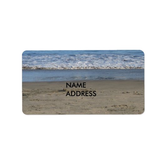 strandlabel etiket (Voorkant)