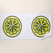 Strandlaken Bumblebee Lemon Zomer (Voorkant)