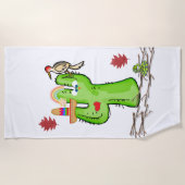 Strandlaken Cactus Bird (Voorkant)