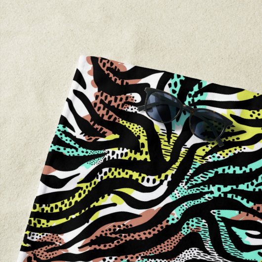 Strandlaken - Dierenprint (In situ)