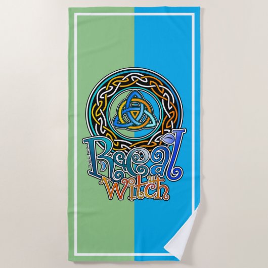 Strandlaken Echte Heks (Voorkant)