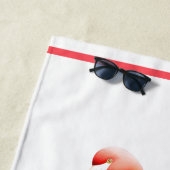 Strandlaken Flamingo (In situ)