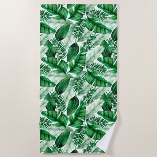 Strandlaken handpalmen (Voorkant)