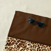 Strandlaken - Leopard Print (In situ)