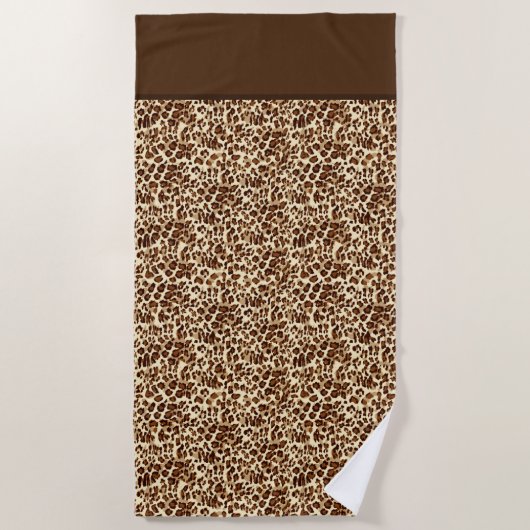 Strandlaken - Leopard Print (Voorkant)
