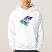 Strandlaken Mannen capuchon Hoodie (Voorkant)