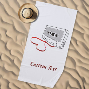 Strandlaken met audio cassette
