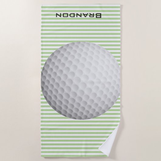 Strandlaken met golfstrepen (Voorkant)