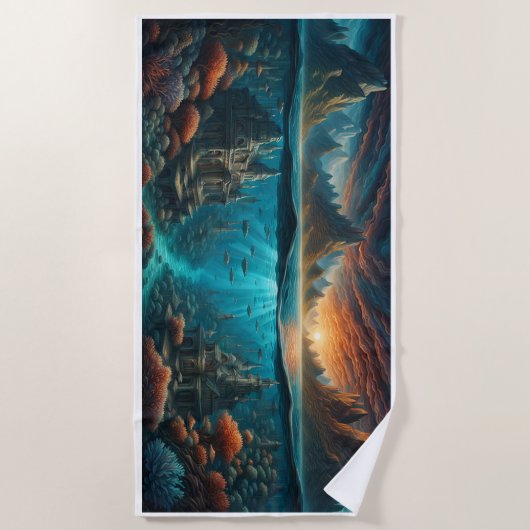 Strandlaken, Onderwater, Marien leven, Subaquatisc Strandlaken (Voorkant)