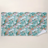 Strandlaken: Onderwater zwemmen Strandlaken (Voorkant)