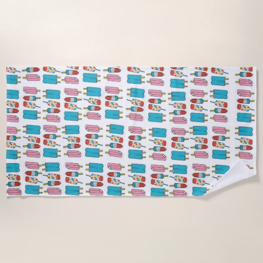 Strandlaken Popsicles (Voorkant)