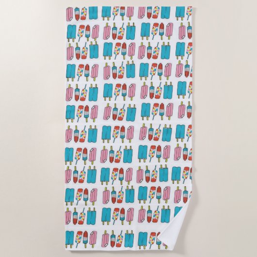 Strandlaken Popsicles (Voorkant)