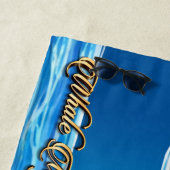 Strandlaken Prins & Prinses van walvissen "Bubbels (In situ)