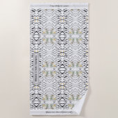 Strandlaken Tiger Stripes (Voorkant)