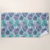 Strandlaken Tropische handpalmen (Voorkant)