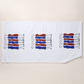 Strandlaken (Uniek handgetekend) (Voorkant)