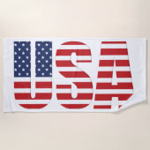 Strandlaken - USA Vlag (Voorkant)