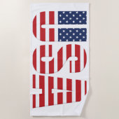 Strandlaken - USA Vlag (Voorkant)
