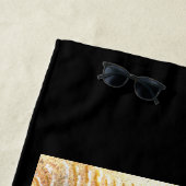 Strandlaken van 1937 Fiat Topolino (op zwart veld) (In situ)