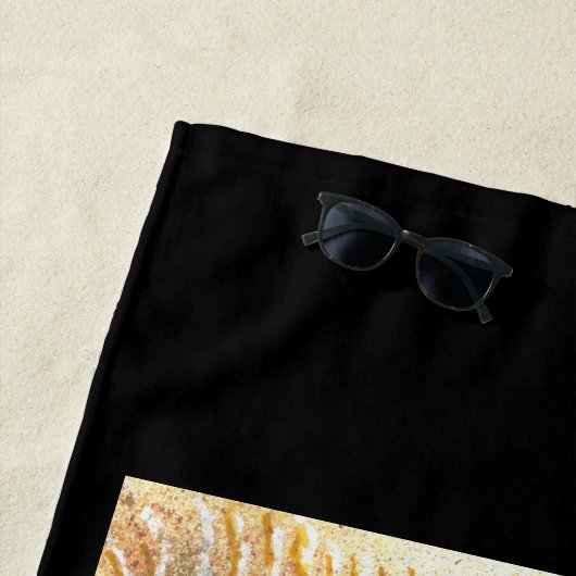 Strandlaken van 1937 Fiat Topolino (op zwart veld) (In situ)