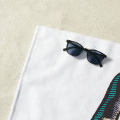 Strandlaken – Victory Peace & Love Pop-Art Design (In situ)