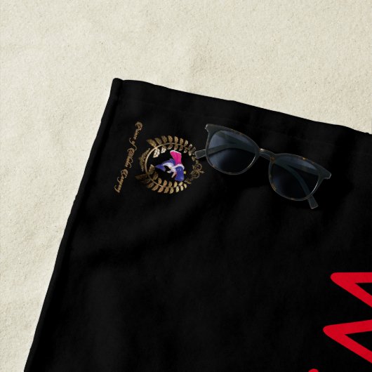 Strandlaken WHALE MAGIC! (In situ)