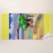 Strandlaken Winter Zomer Herfst U bent hier! (Voorkant)