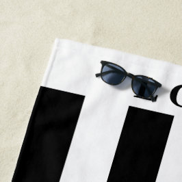 Strandlaken - Zwart&Wit