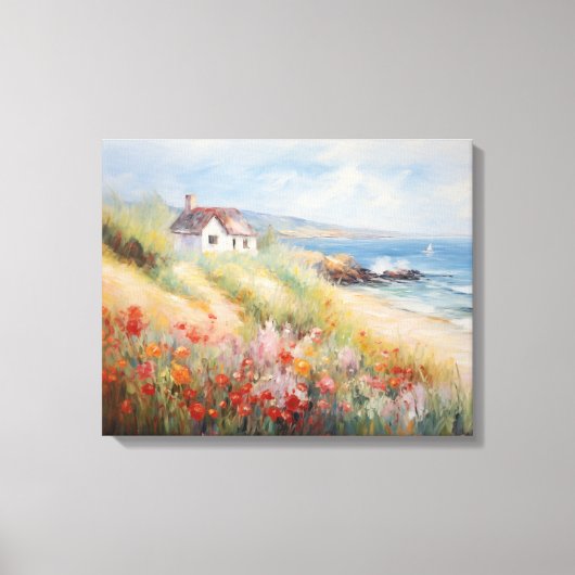 Strandlandschap  canvas Print (Voorkant)