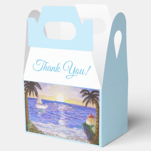 Strandlandschap Dank u Bedankdoosjes (Geopend)